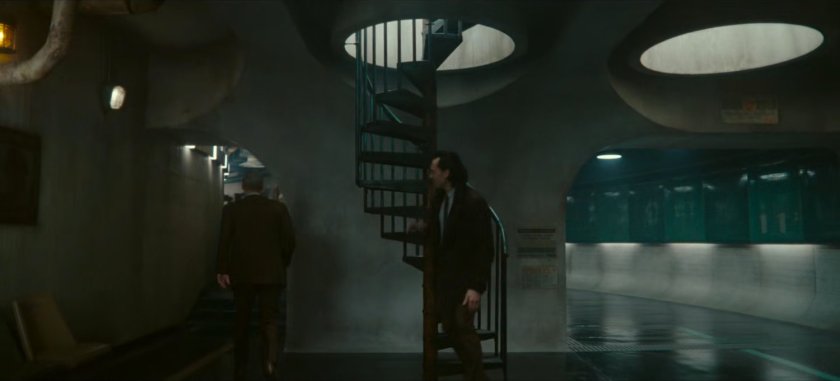 Loki and Mobius in the TVA basement.