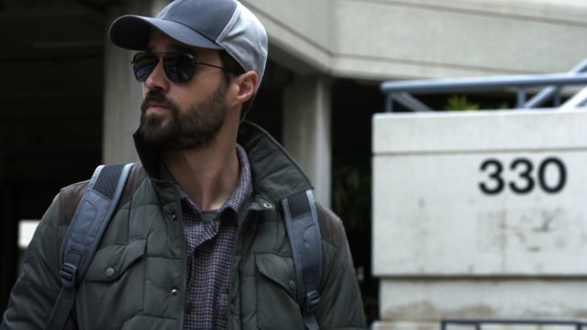 Grant Ward outside Atlanta bus terminal.