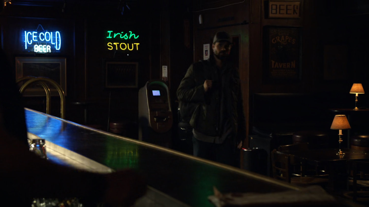 Grant Ward inside Goldbrix Tavern.