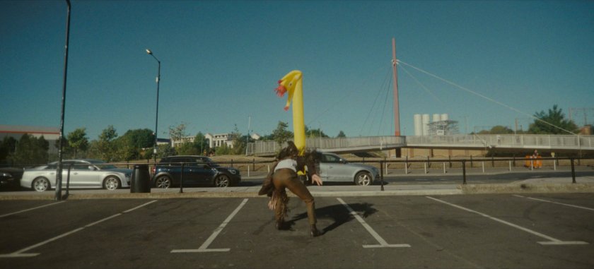 Loki in parking lot of Piranha Powersports, 2022.