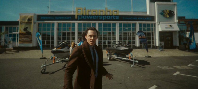 Loki in parking lot of Piranha Powersports, 2022.