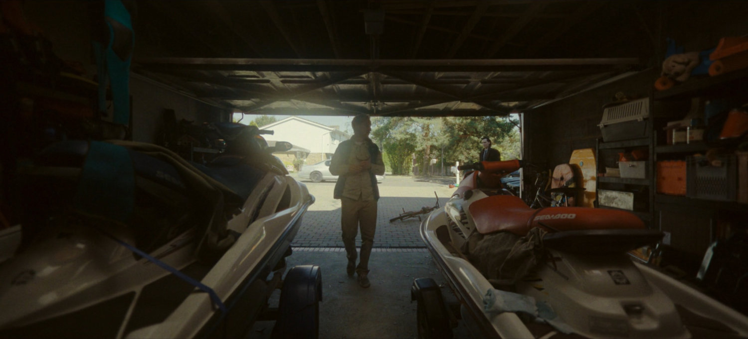 Interior of Don's garage.
