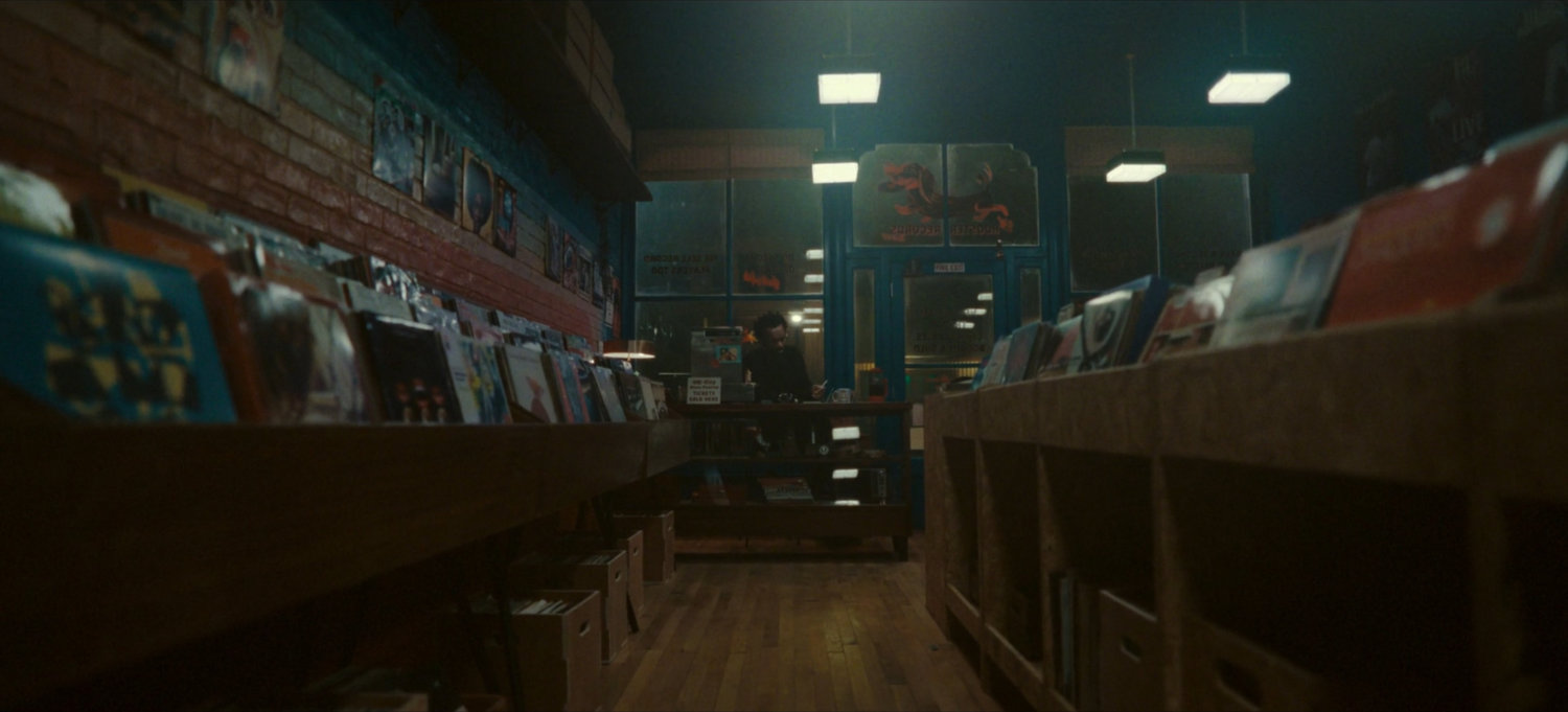 Interior of Broxton record store.