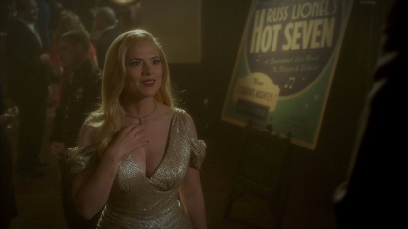 Peggy inside La Martinique nightclub.