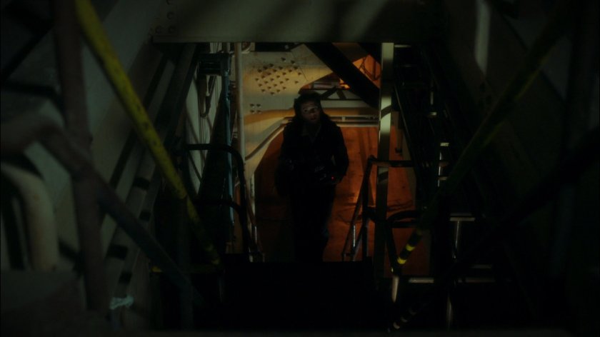 Peggy inside Roxxon refinery.