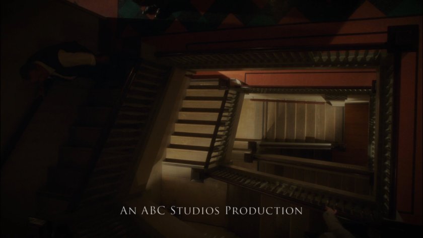 Interior stairway of Hotel Cosmopole.