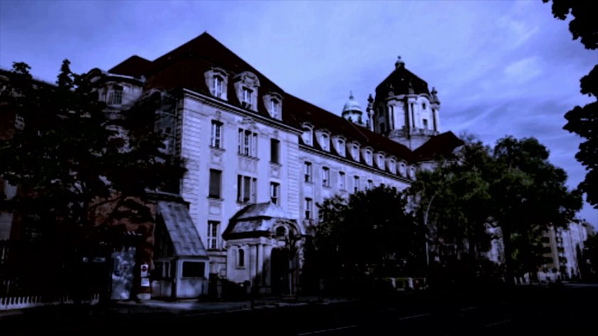 Behind the scenes: Exterior prison in Germany.