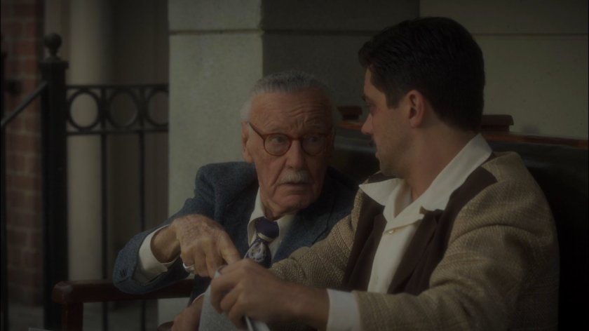 Stan Lee meets Howard Stark.