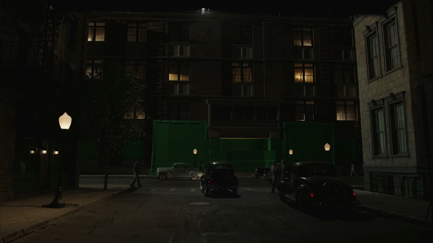 Behind the scenes: Exterior of The Griffith Hotel.