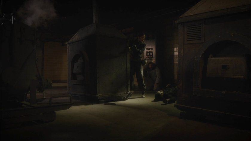 Peggy hiding in a Belarus prison.