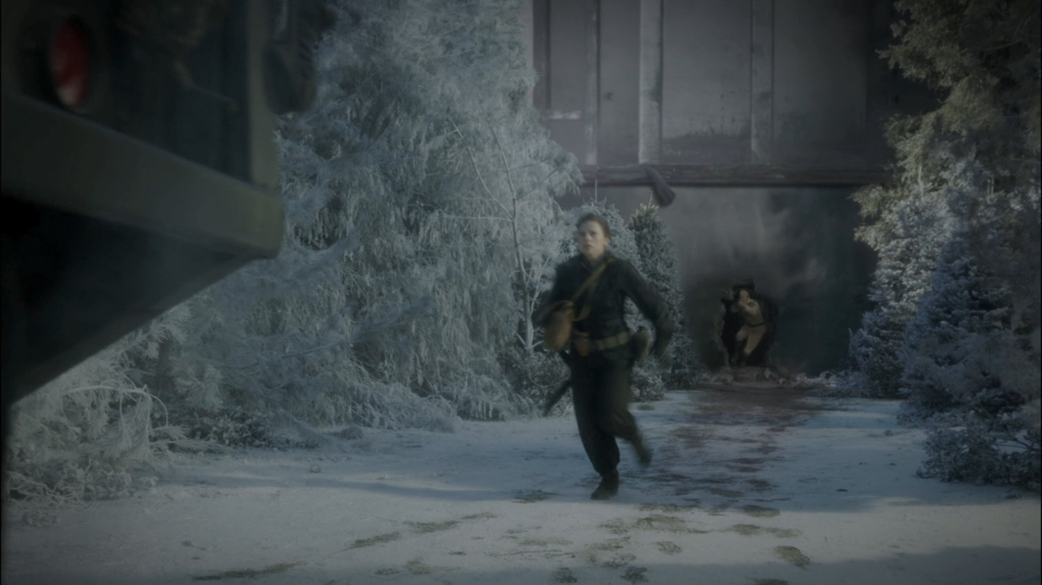 Peggy sprints from a Belarus prison.