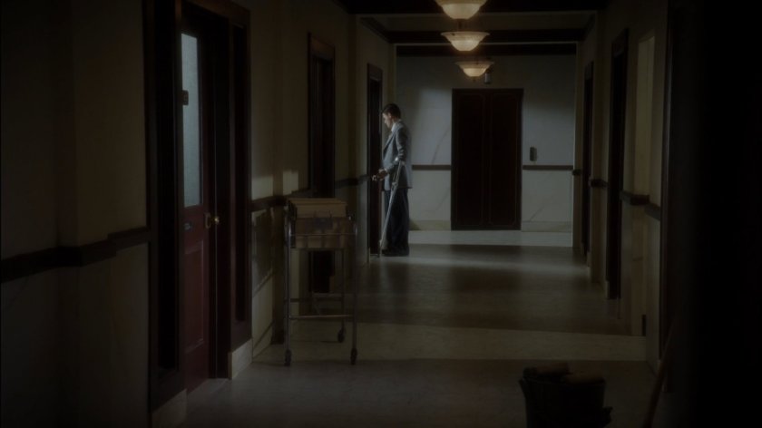 Sousa in a Dentist Office hallway.