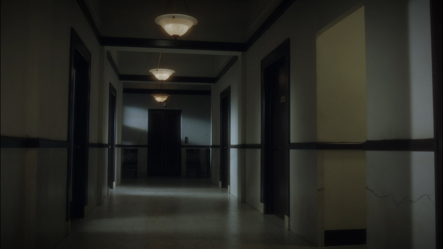 A Dentist Office hallway.