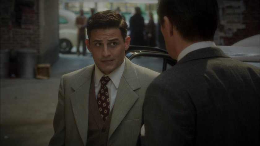 Sousa and Jarvis in a New York alley.