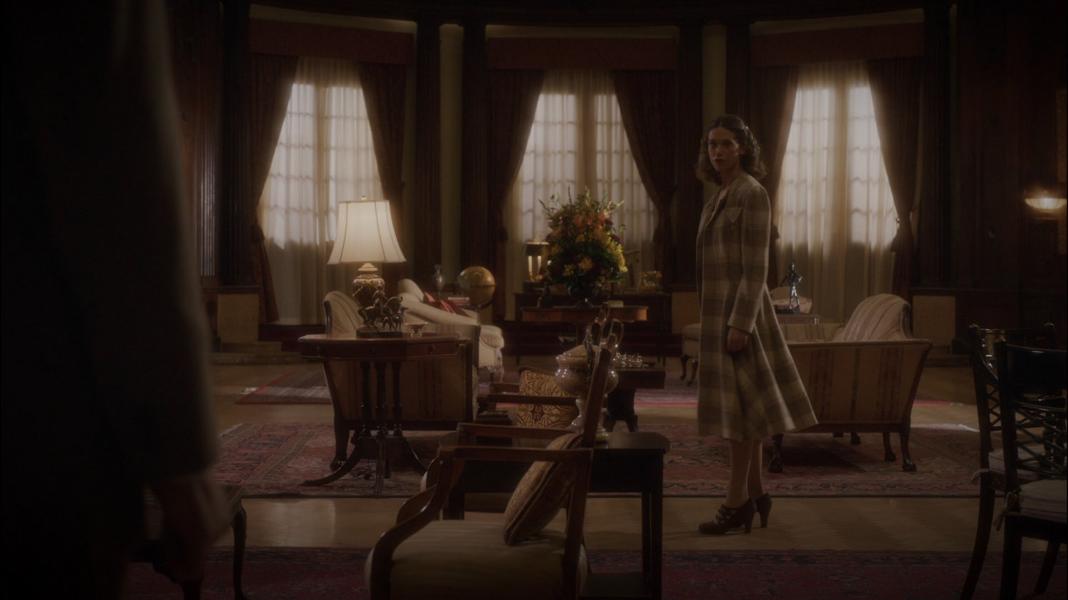 Angie inside Stark Mansion.