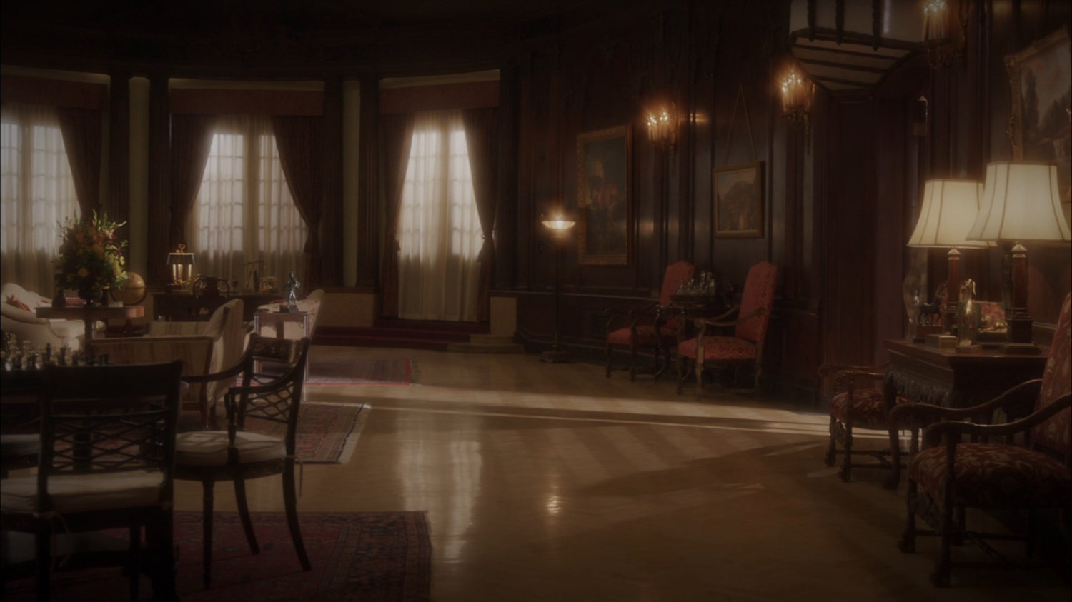 Interior of Stark Mansion.