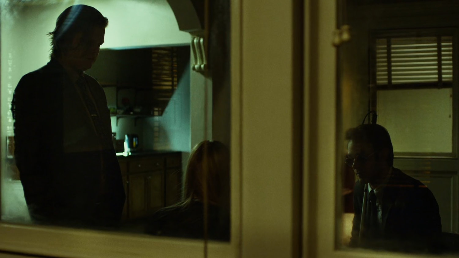 Karen, Foggy and Matt in their law offices.