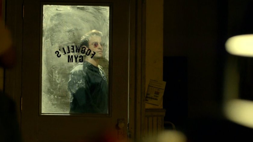 Matt enters a dark Fogwell's Gym.