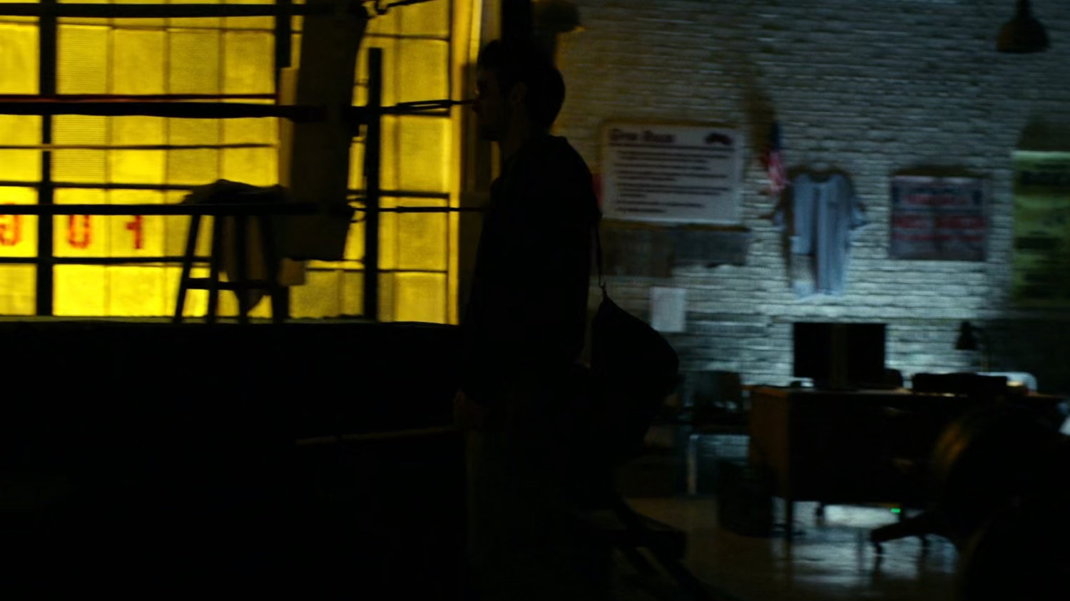 Matt in a dark Fogwell's Gym.