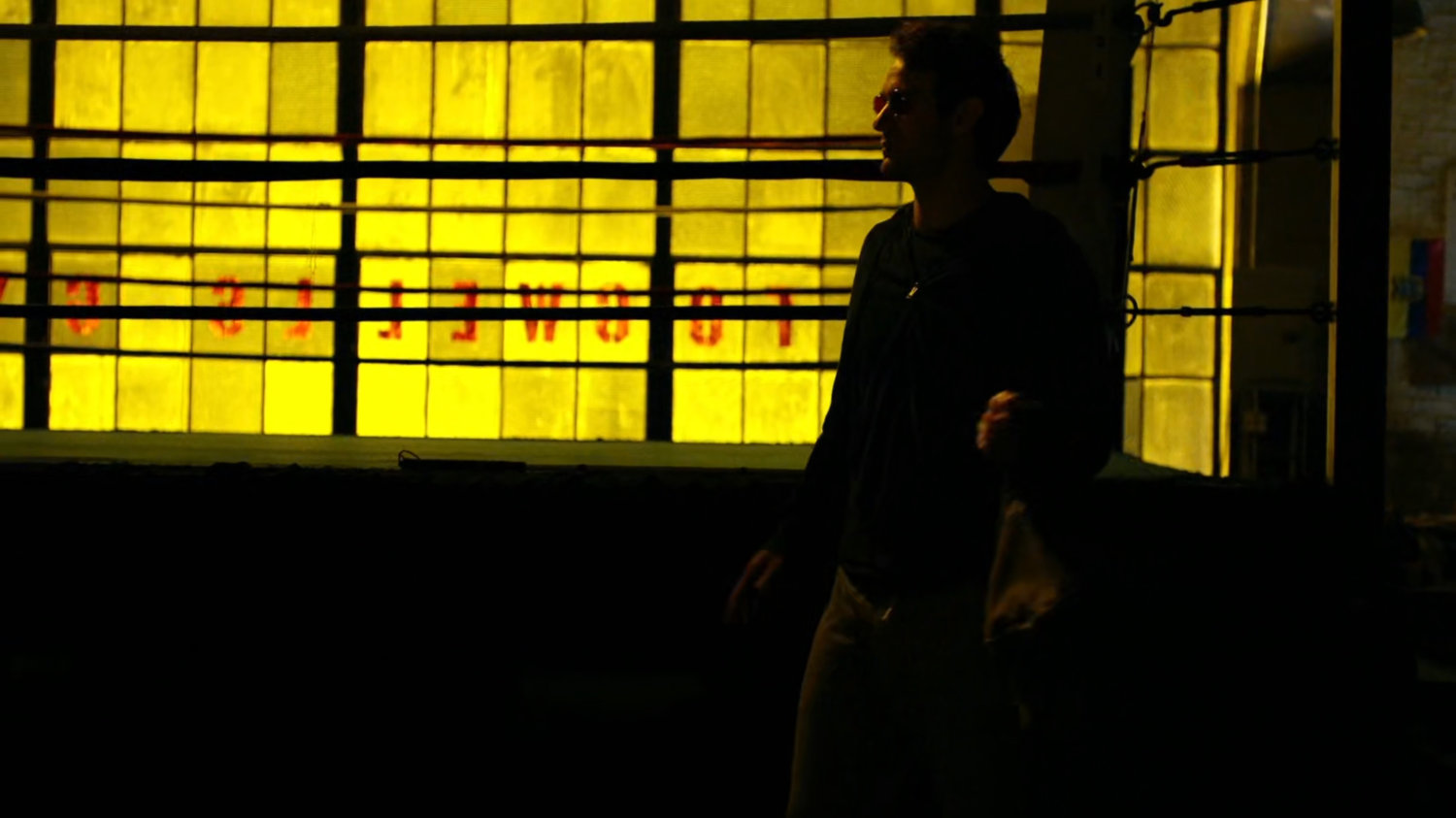 Matt in a dark Fogwell's Gym.
