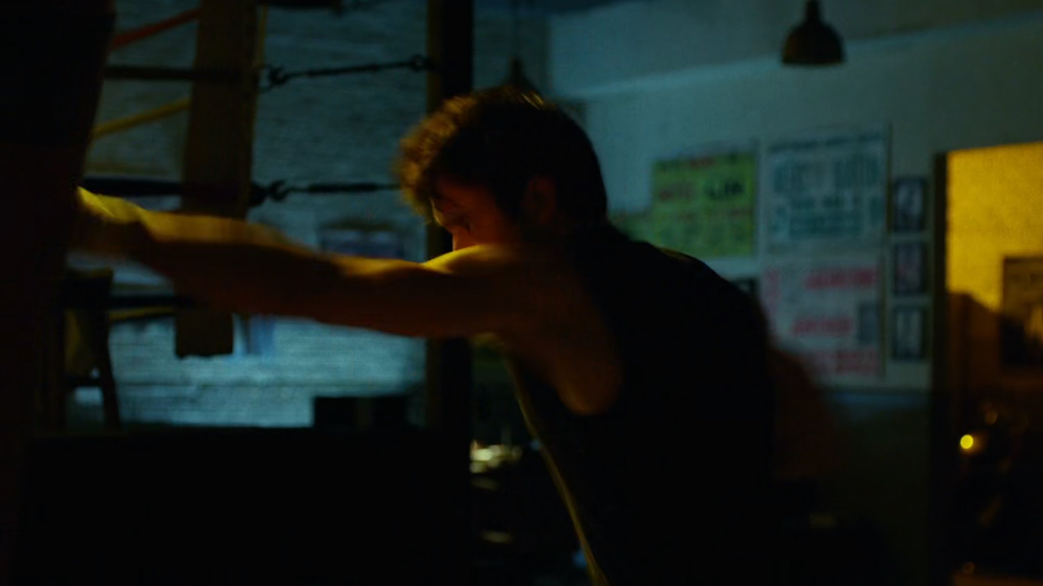 Matt in a dark Fogwell's Gym.