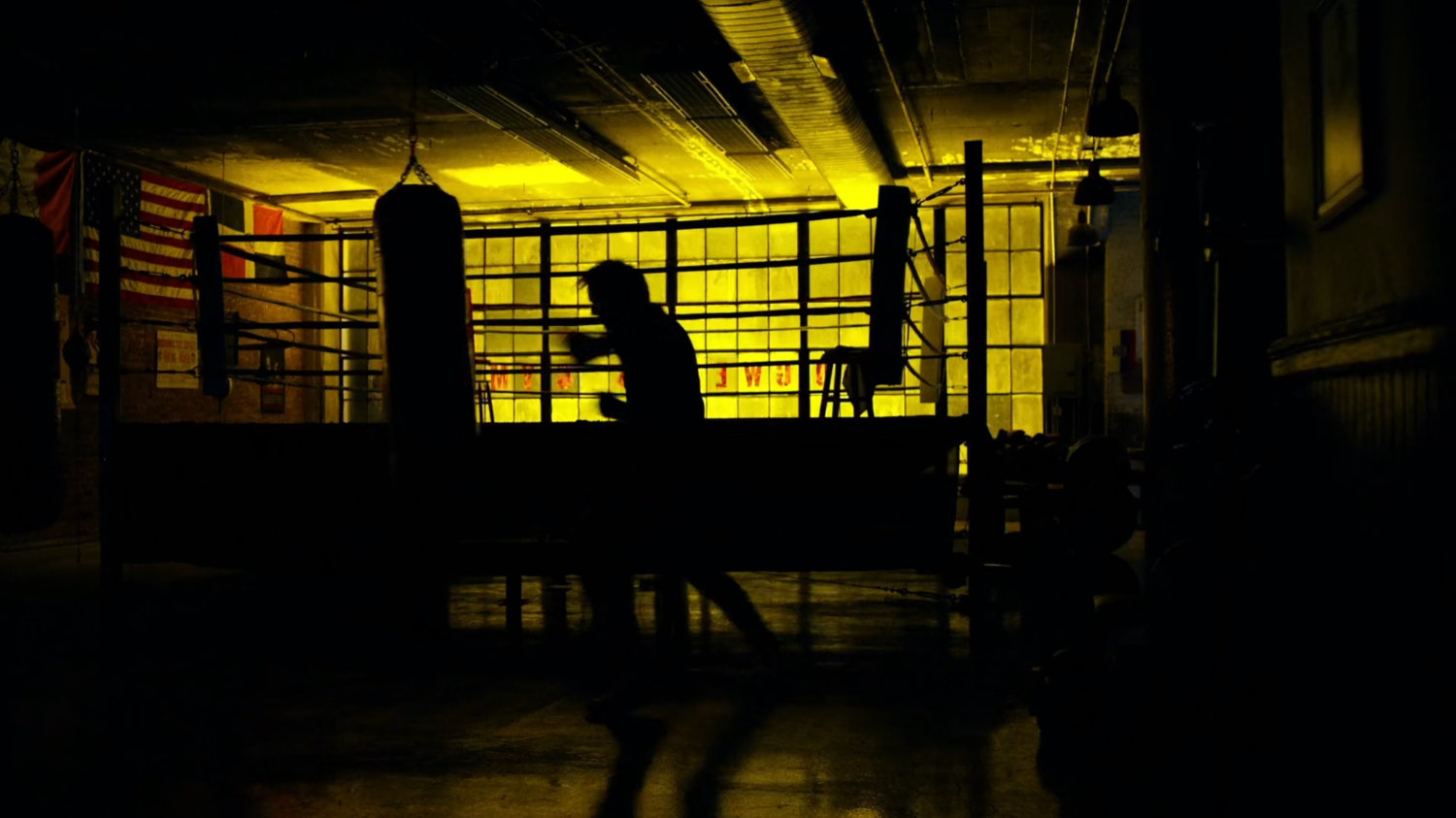 Matt in a dark Fogwell's Gym.