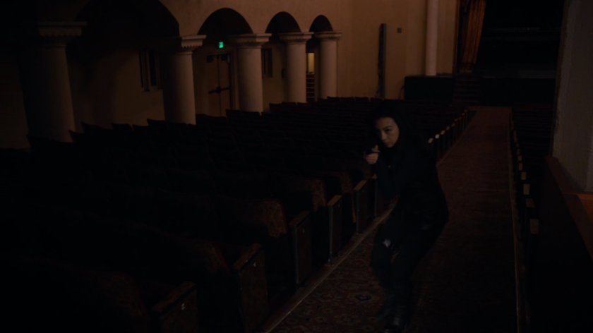 Agent May inside the Ponce De Leon Theater.