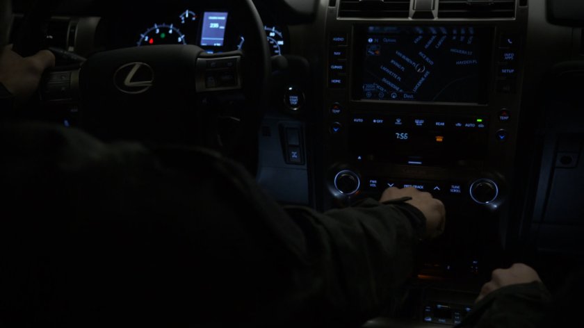 Console cluster of SHIELD SUV.