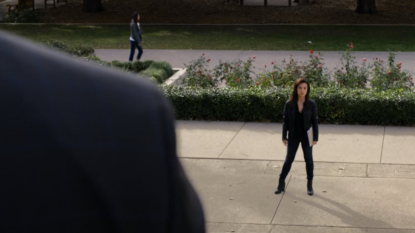 Agent May outside Culver University, West Virginia.