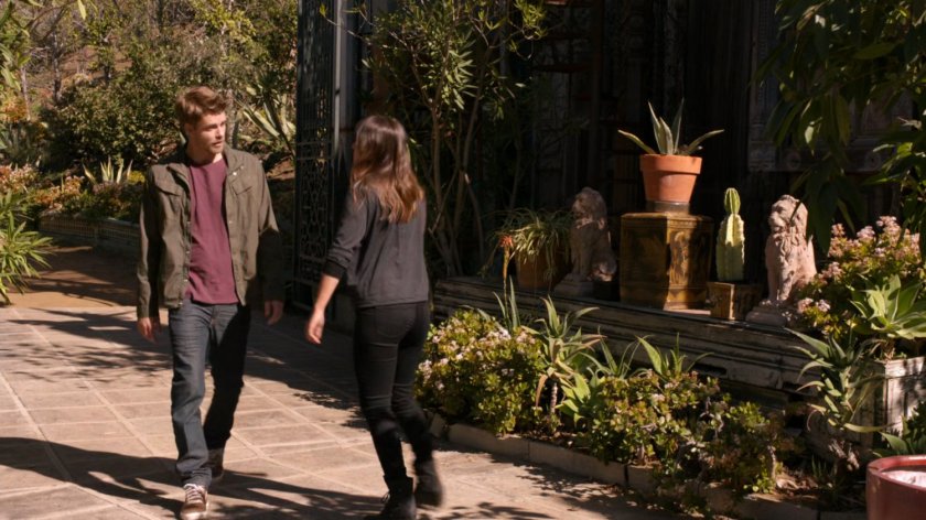 Lincoln and Skye in Afterlife courtyard.