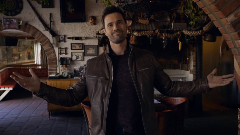 Ward in Mexican cantina.