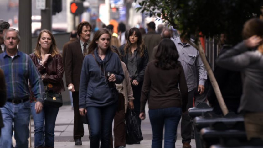 Cal and Skye on a Milwaukee Street.