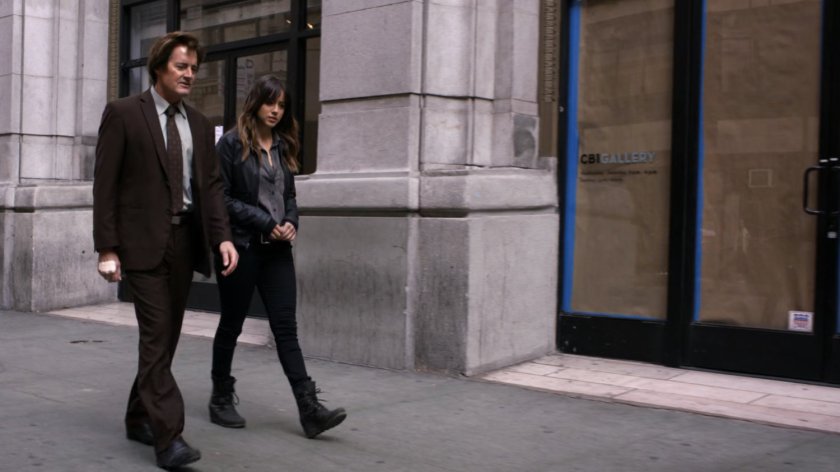 Cal and Skye on a Milwaukee Street.