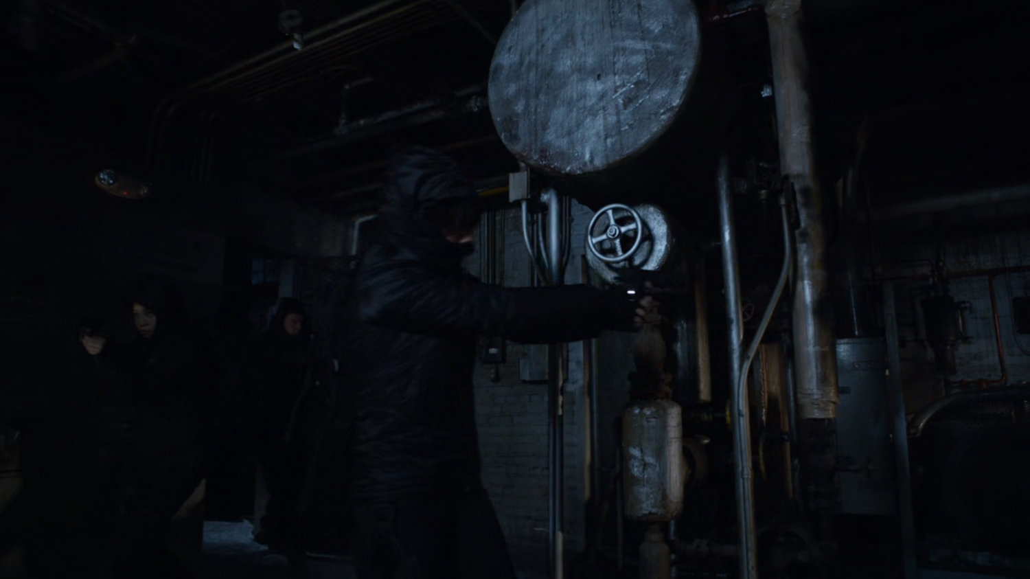 SHIELD Agents enter a HYDRA Lab.