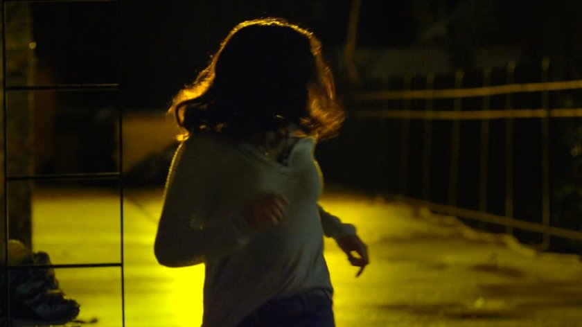 Alley outside Claire's apartment.