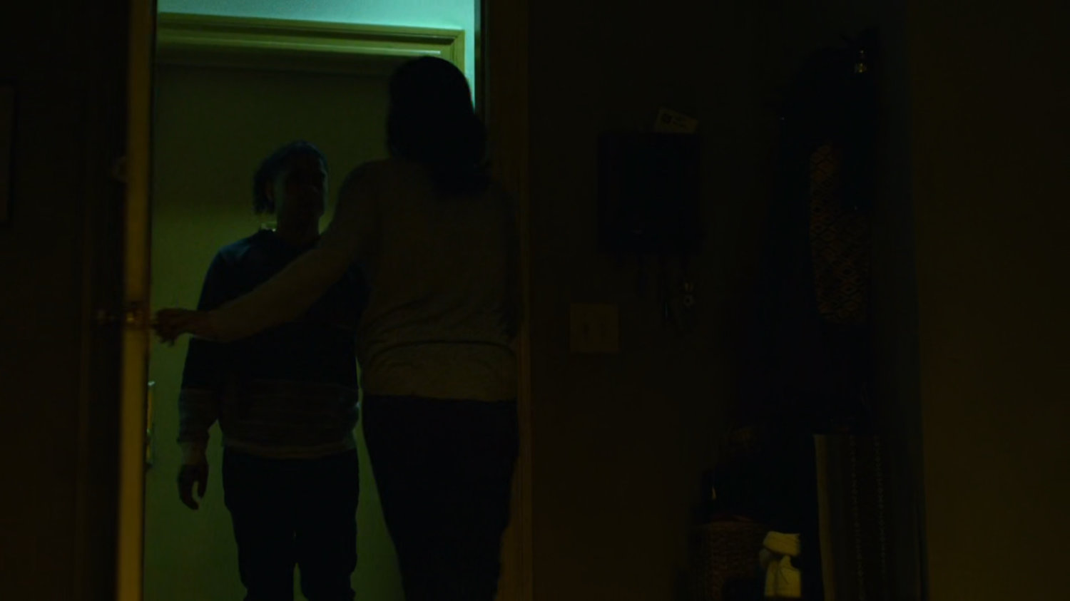 Interior of Claire's apartment.