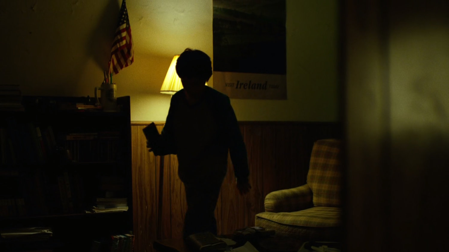 Young Matt in his childhood home.
