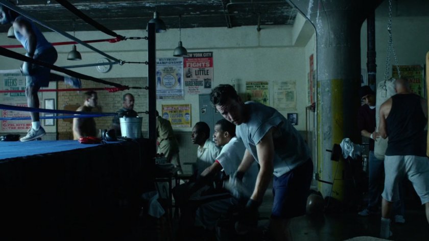 Interior of Fogwell's Gym.