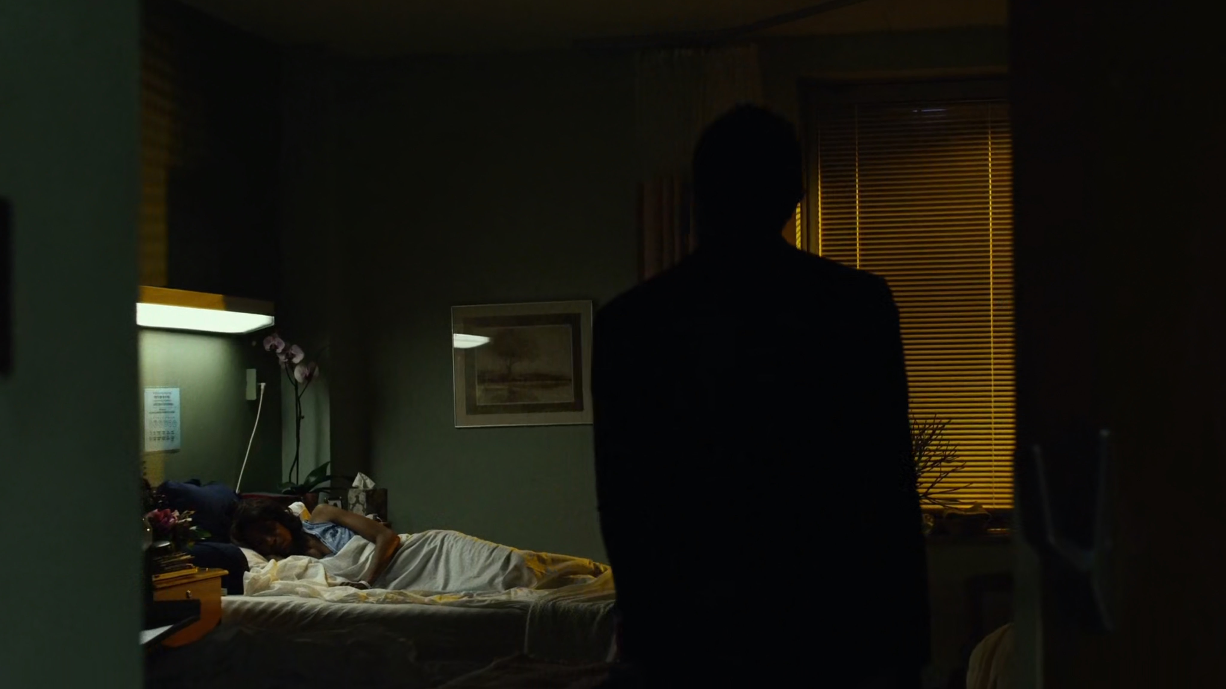 Ben entering patient room at hospital.