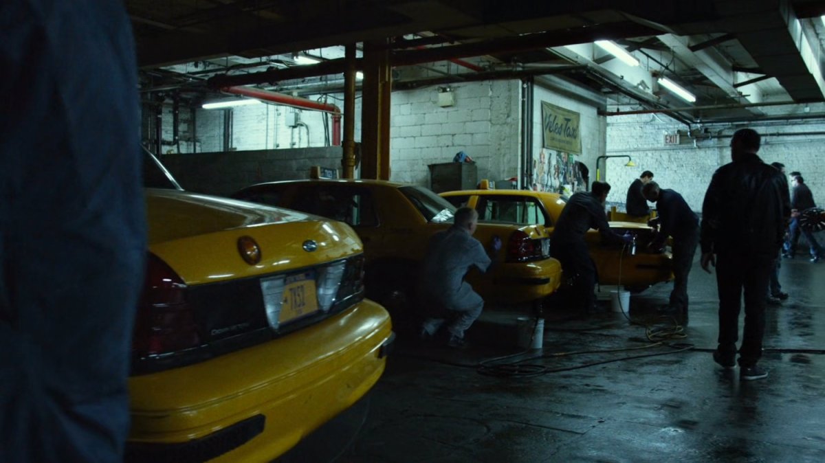 Interior of Veles Taxi garage.