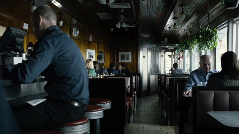 Interior of Square Diner.