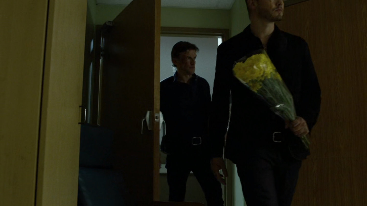 The Ranskahov brothers enter hospital room.
