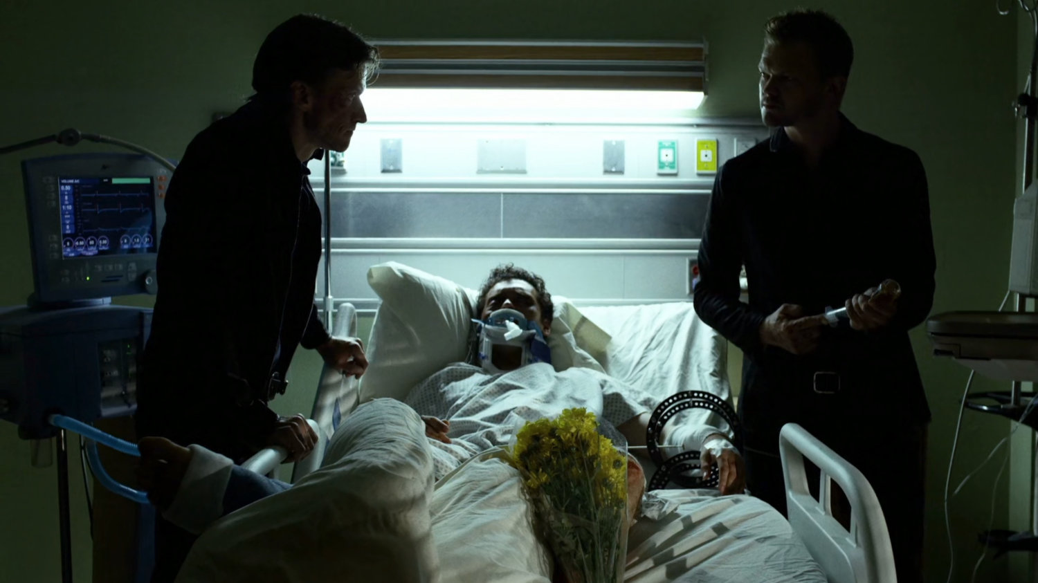 The Ranskahov brothers in hospital room with Semyon.