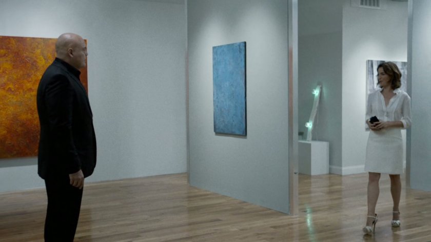 Fisk and Vanessa inside of Scene Contempo Galleries.