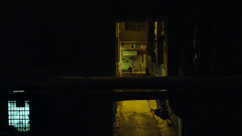 Matt runs into dark alley.