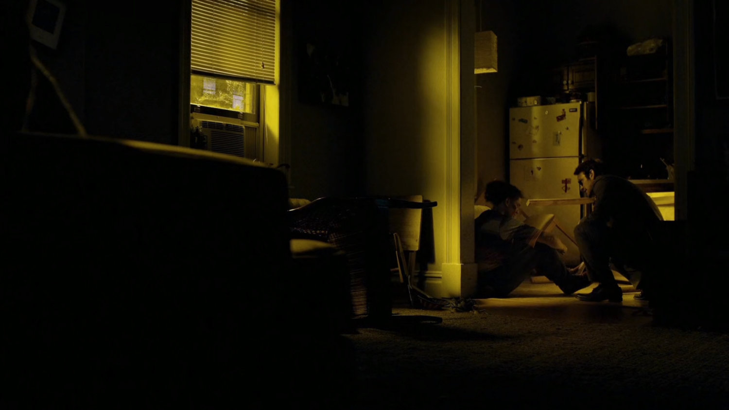 Matt talk to Santino in his apartment.