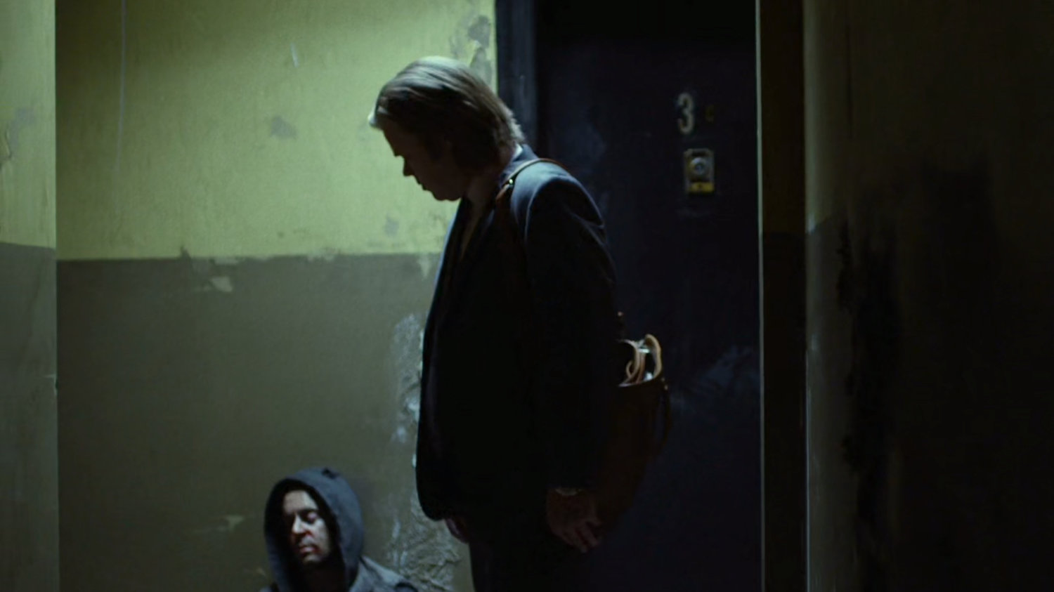 Foggy in Elena Cardenas' apartment hallway.