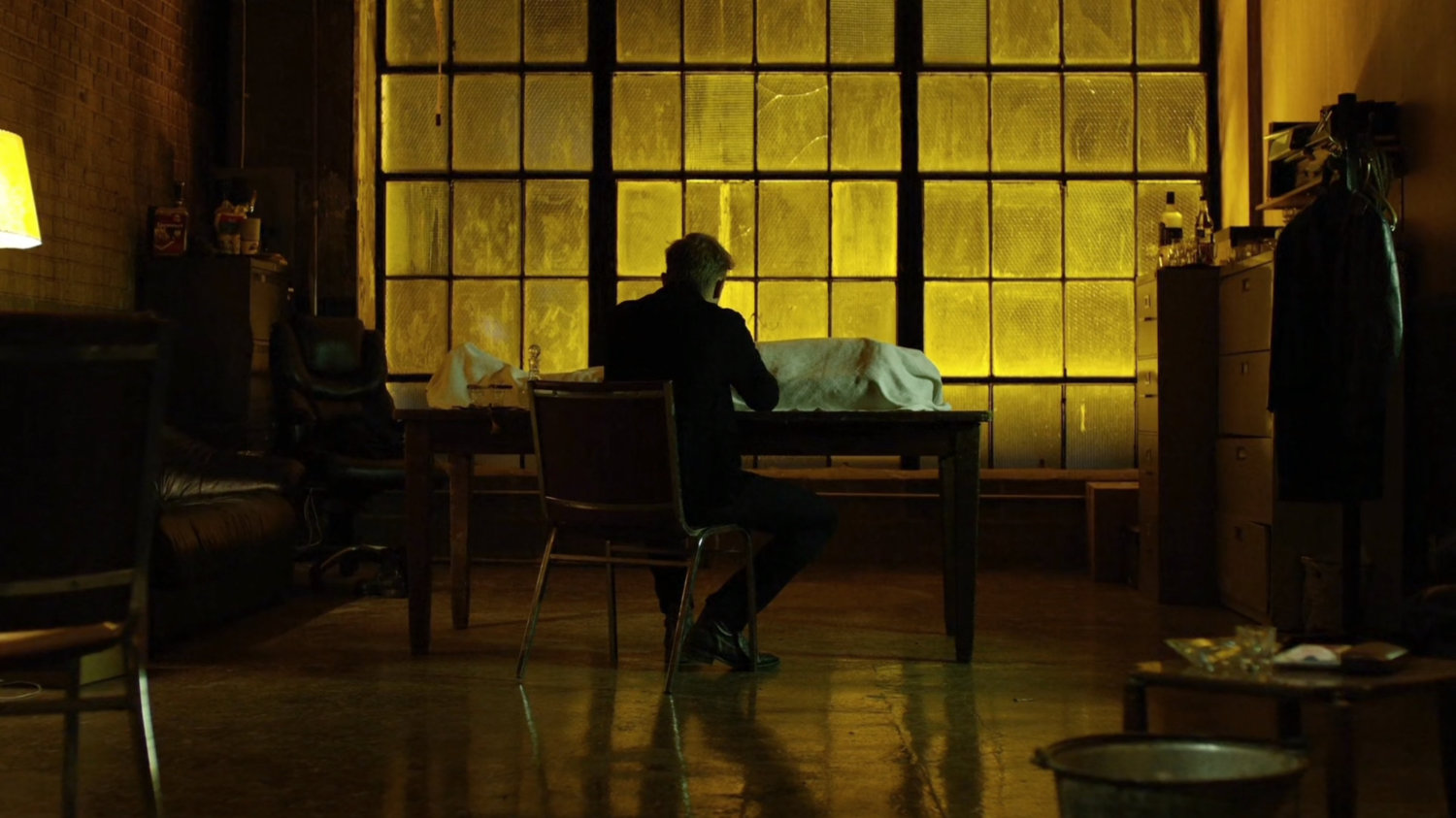 Vladimir in his offices.
