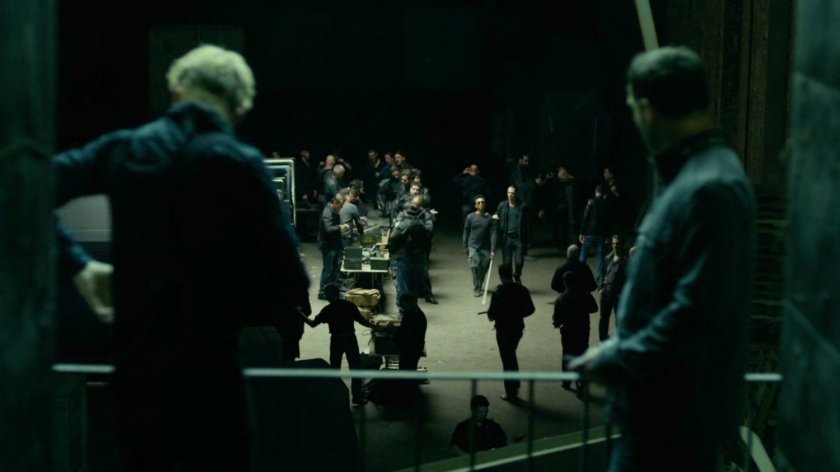 Interior of Russian warehouse.