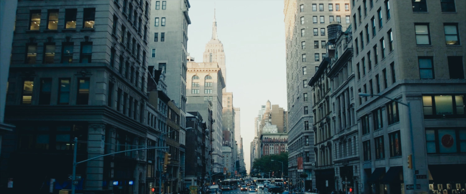 Street in downtown New York.